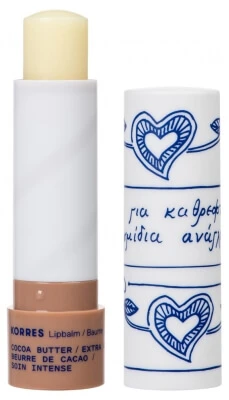 Korres Regenerierender Lippenbalsam mit Kakaobutter, 4,5 g