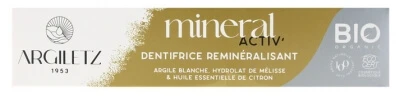 Argiletz Mineral Activ' Bio-Zahnpasta zur Remineralisierung, 75 ml