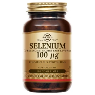 Solgar Seleniu 100 µg 100 comprimate