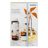 Korres – żel pod prysznic o zapachu wanilii i cynamonu 250 ml + balsam do ciała o zapachu wanilii i cynamonu 200 ml