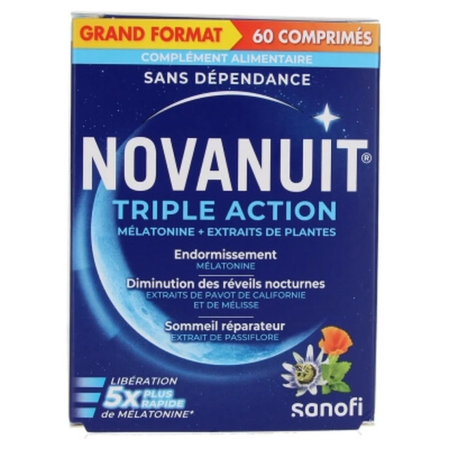 Sanofi Novanuit Triple Acción, 60 comprimidos
