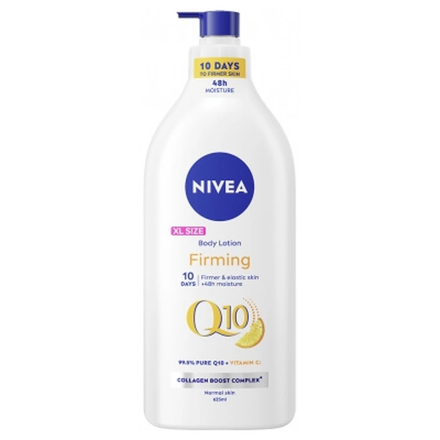 Nivea Q10 Loțiune de corp hidratantă pentru fermitate + vitamina C 625 ml