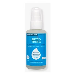Buccotherm Gel de dinți cu apă termală pentru gingii sensibile, organic, reîncărcabil, 100 ml