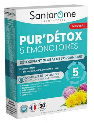 Santarome Pur'Détox 5 Ausscheidungsorgane, 30 Kapseln