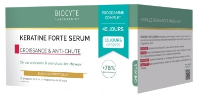 Biocyte Anti-Haarausfall-Serum zur Stärkung der Keratinstruktur, 15 Ampullen
