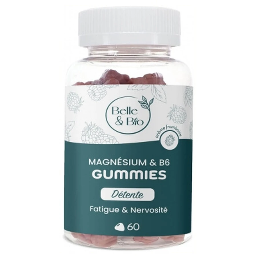 Belle & Bio Magnesium & Vitamin B6, 60 Gummibärchen