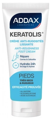 Addax Keratolis Anti-Roughness Glättungscreme für sehr trockene und raue Füße, 50 ml