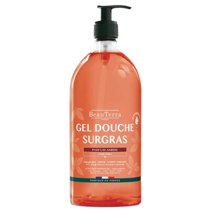 BeauTerra Gel de duș hidratant Ambre 1 L