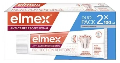 Elmex Anti-Karies-Zahnpasta mit professionellem Schutz, verbesserte Formel, 2er-Pack (je 100 ml)