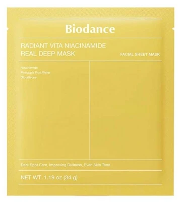 Biodance Radiant Vita Niacinamid Real Deep Maske 34 g