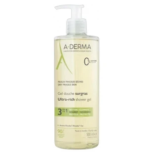 A-DERMA Gel de duș supracremos 3 în 1 500 ml