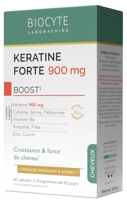 Biocyte Keratine Forte 900 mg Boost 60 Kapseln