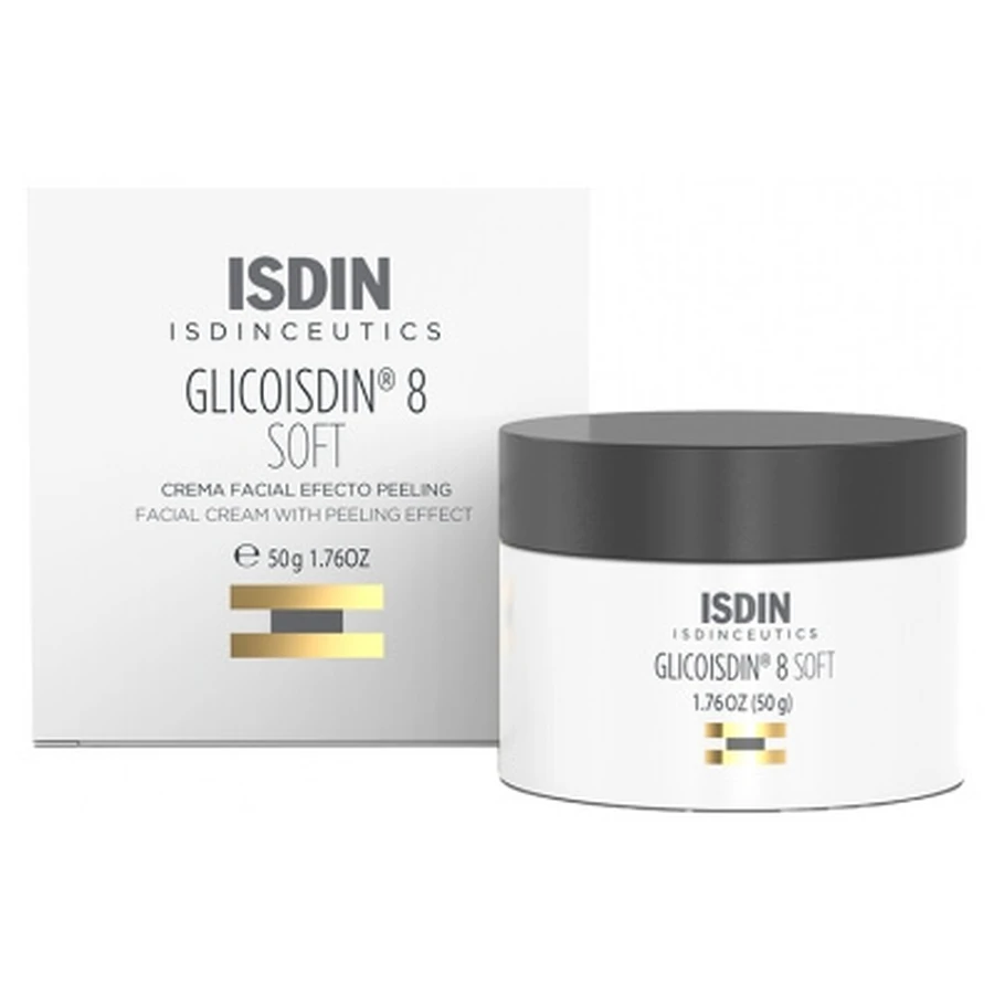 Isdin Isdinceutics Glicoisdin 8 Soft Cremă de față cu efect exfoliant 50 g