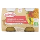 Babybio Mirabelles cu mere, de la 4 luni în sus, ecologic, 2 borcane de 130 g