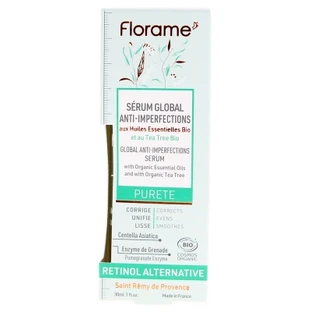 Florame Pureté – Ser global organic împotriva imperfecțiunilor, 30 ml