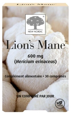 New Nordic Löwenmähne 600 mg, 30 Tabletten