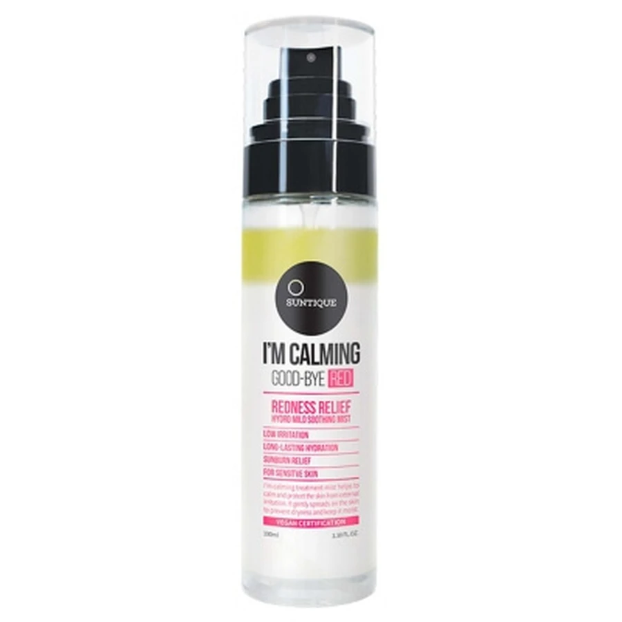 Suntique I'm Calming Good Bye Red – nawilżająca mgiełka do twarzy 100 ml: ceny i cechy