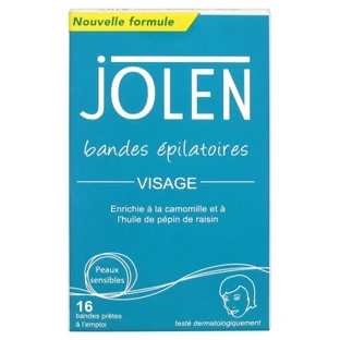 Jolen Benzi de epilare pentru față, 16 benzi