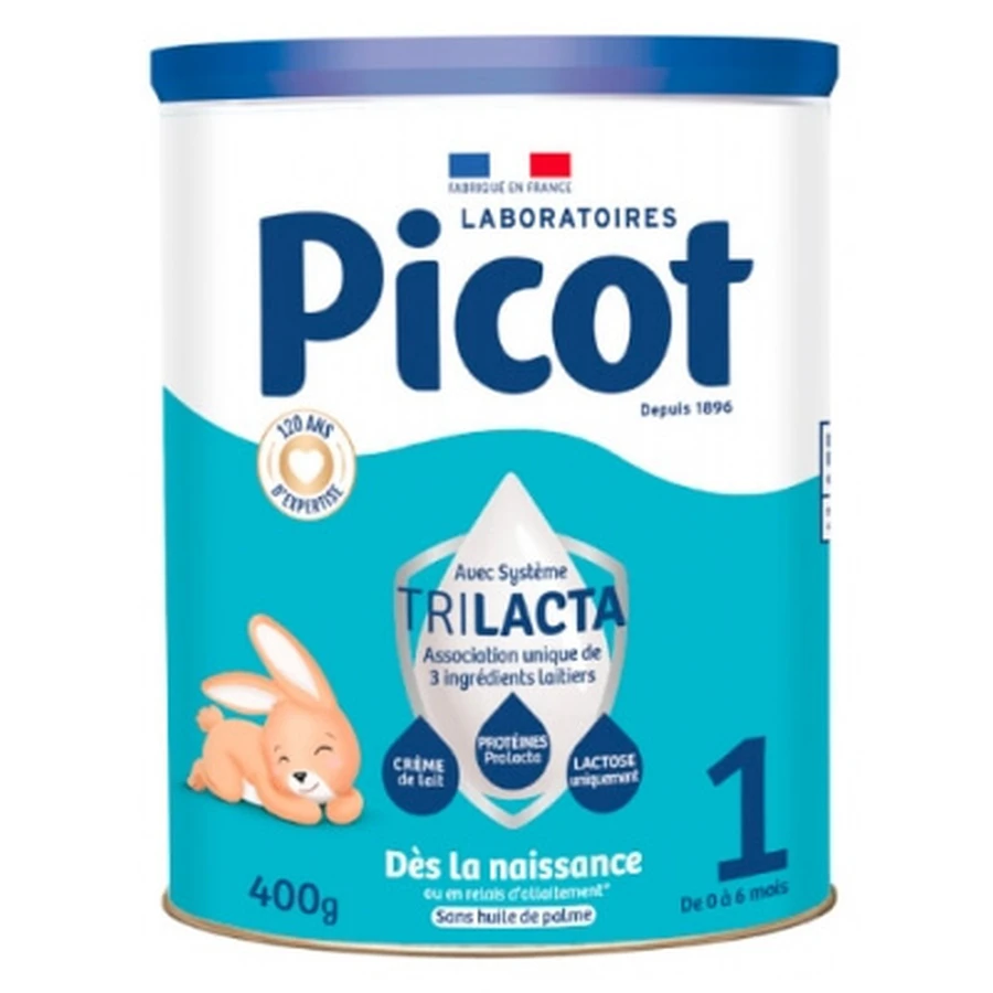 Picot Trilacta 1 Lapte pentru sugari de la 0 la 6 luni 400 g