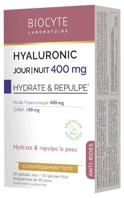 Biocyte Hyaluronic Day/Night 400 mg 24-Stunden-Anti-Aging 60 Kapseln