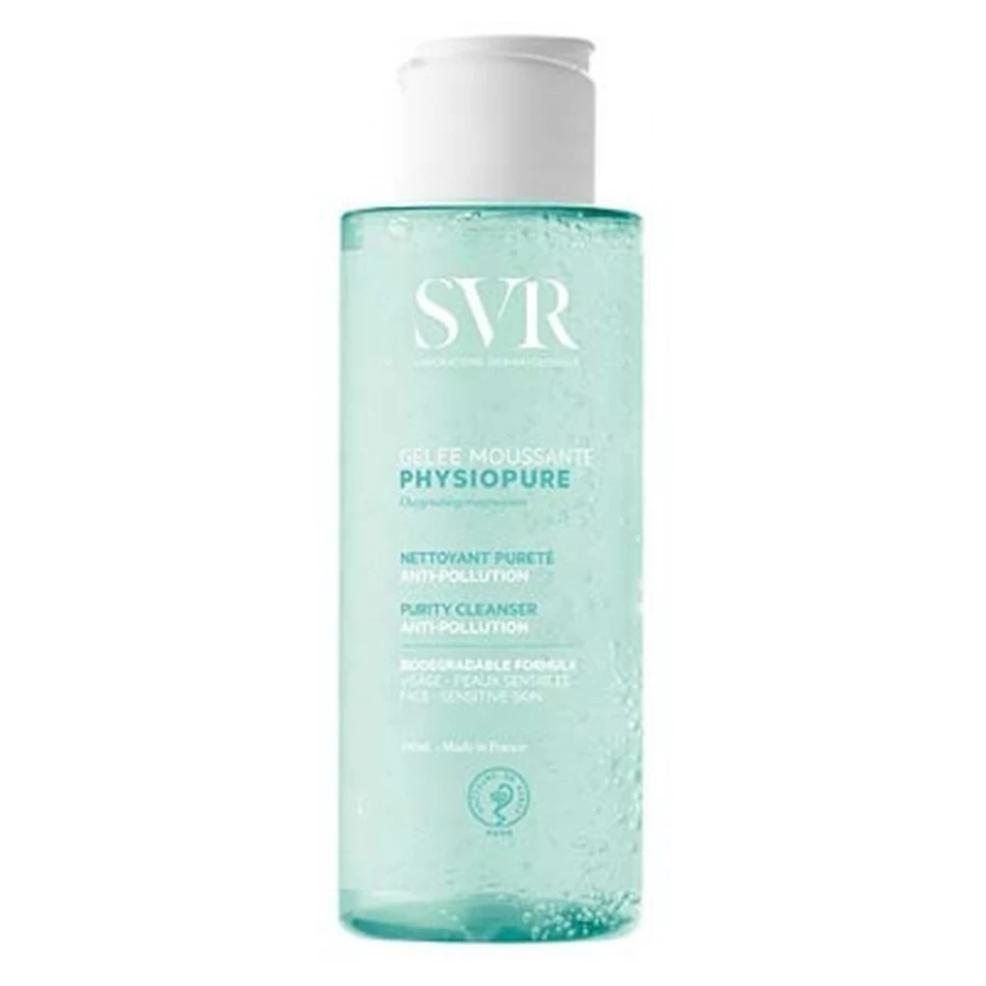 SVR Physiopure Gel detergente schiumogeno per la purezza, 100 ml