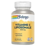 Solaray Vitamina C lipozomală 500 mg, 100 capsule vegetale