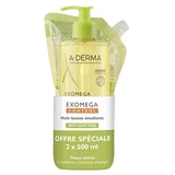 A-DERMA Exomega Control Anti-Juckreiz-Pflegeöl 500 ml + 500 ml Nachfüllpackung
