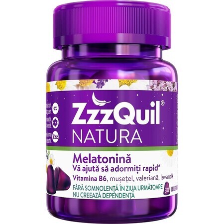 Melatonin Weichgummis zzzQuil gute Nacht, 30 Stück