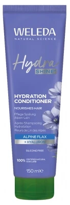 Weleda Hydra Shine Feuchtigkeitsspülung mit Alpen-Leinblüten 150 ml