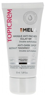 Topicrem MELA Instant Radiance Maske zur Korrektur von Pigmentflecken 50 ml
