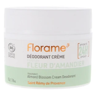 Florame 24-Stunden-Deodorant mit Bio-Mandelblütencreme, 50 g