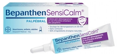 Bepanthen Sensicalm Anti-Juckreiz-Creme für die Augenlider bei atopischem Ekzem der Augenlider, 15 g