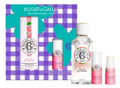 Roger & Gallet Fleur de Figuier „Well-Being“ Duftwasser-Geschenkset 100 ml + kostenloses „Well-Being“ Festparfüm 5 g