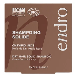 Shampoo solido biologico Endro per capelli secchi, 80 ml