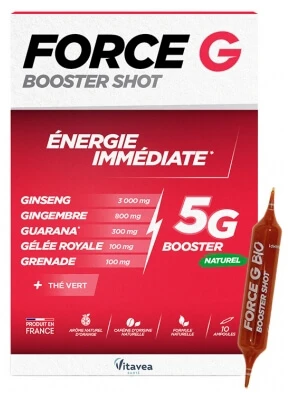 Vitavea Force G Booster Shot: Sofortige Energie, 10 Ampullen