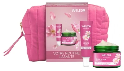Weleda Hagebutten-Glättende Tagescreme 40 ml + Hagebutten-Glättende Augencreme 12 ml – Gratis-Geschenkset
