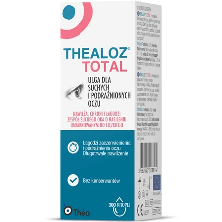 Thealoz Total, krople do oczu, 2 x 10 ml: ceny i cechy