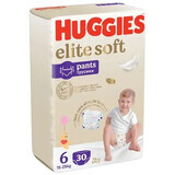 Windelhosen Elite Soft, Nr. 6, 15-25 kg, 30 Stück, Huggies