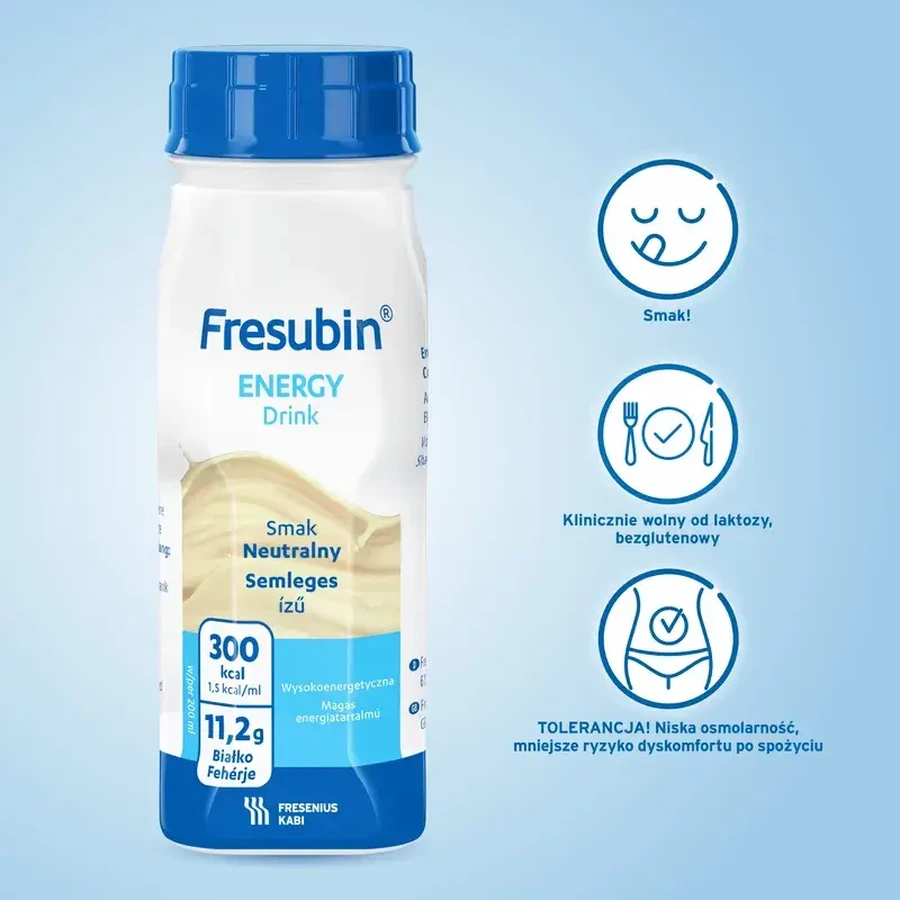 Fresubin Energy con sabor natural, 16 x 200 ml, Fresenius Kabi
