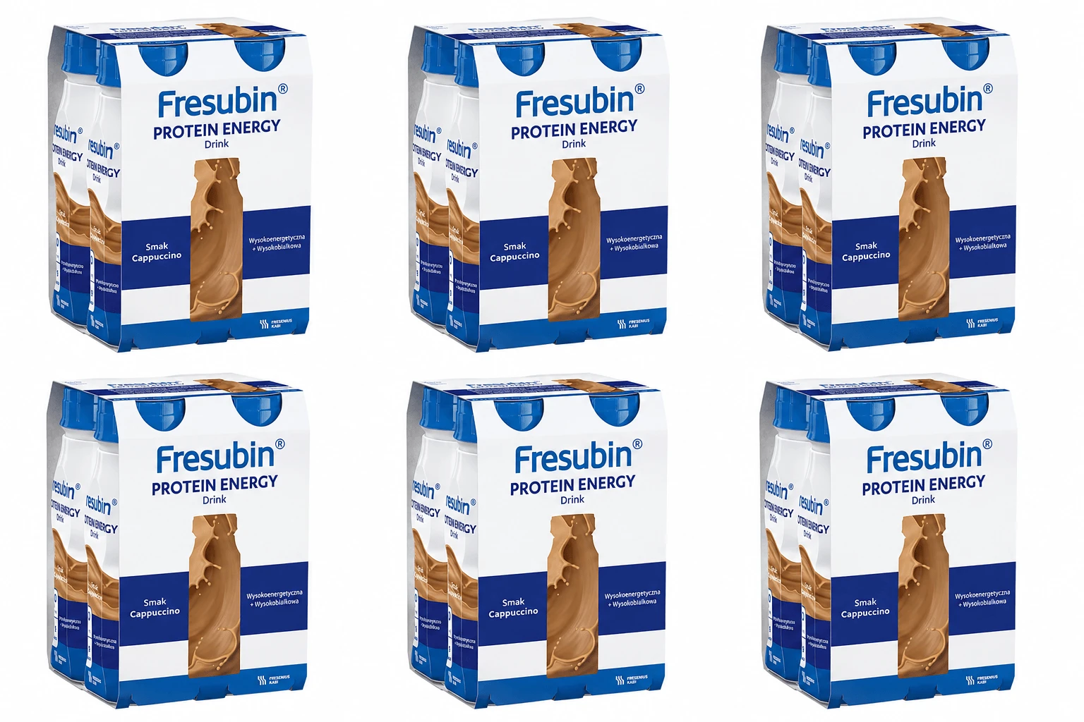 Fresubin Protein Energy, Cappuccino-Geschmack, 24 x 200 ml, Fresenius Kabi
