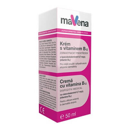 Cremă pentru dermatită atopică cu vitamina B12, 50 ml, Mavena