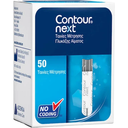 Ascensia Contour Next Benzi de monitorizare a glicemiei 3x50 de benzi