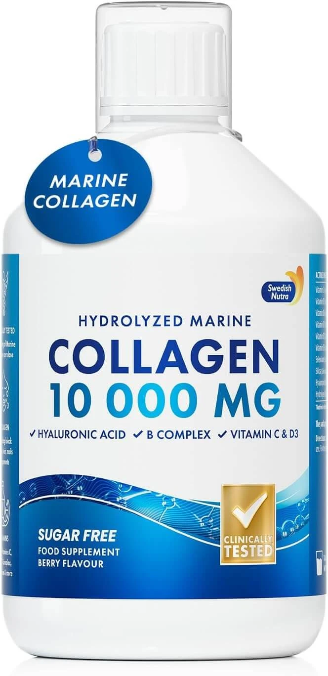 Colagen Marin Hidrolizat 10000mg, 500 ml, Swedish Nutra