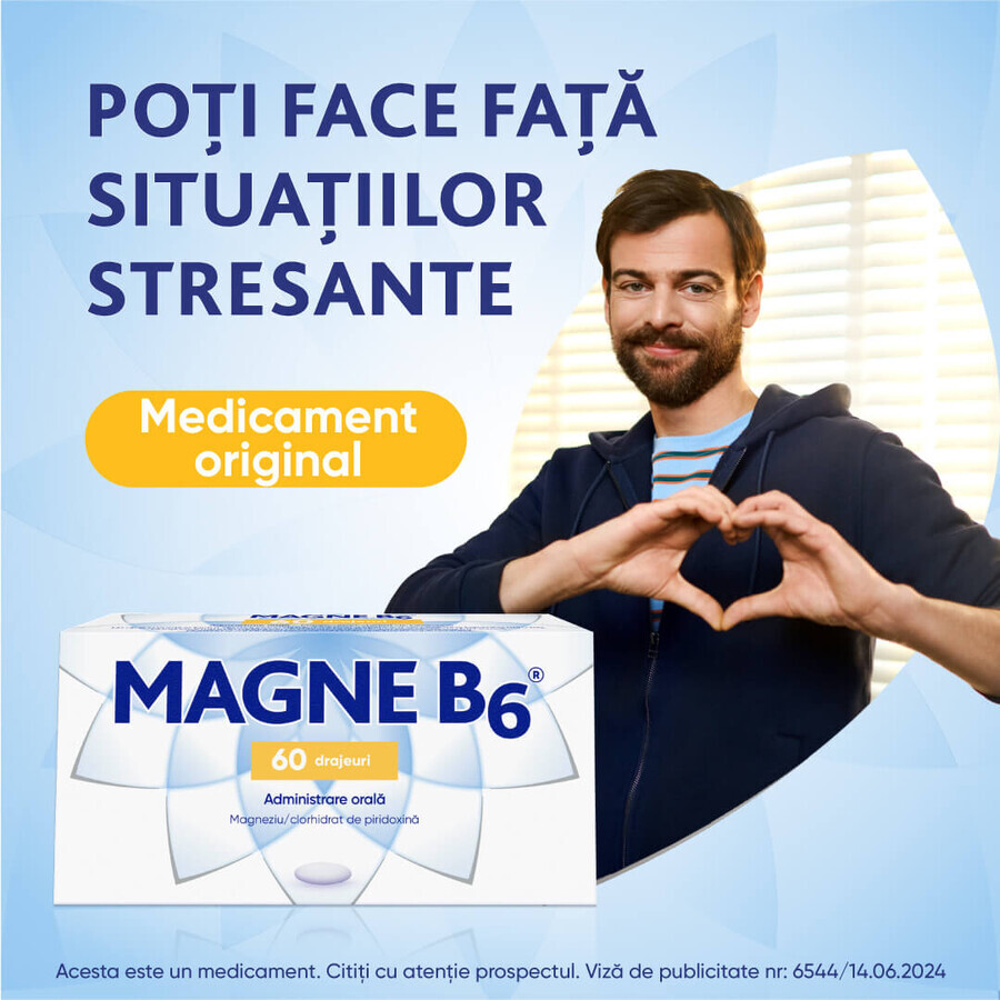 Magnesium B6, 60 Tabletten, Sanofi