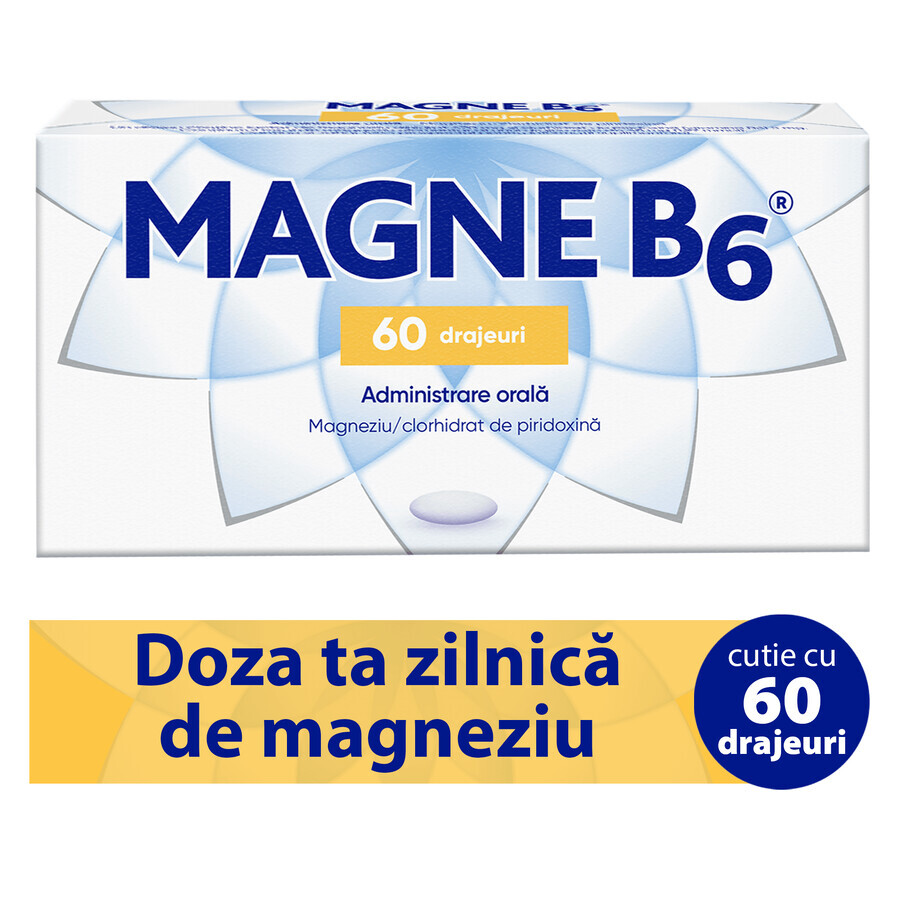 Magnesium B6, 60 Tabletten, Sanofi