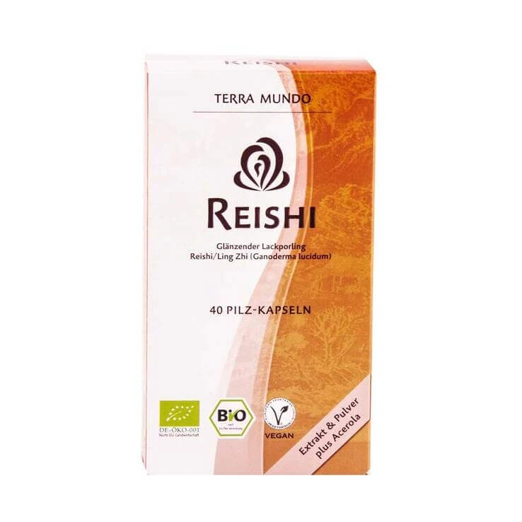 Reishi Vitalpilz Bio Terra Mundo Kapseln, 40 St Kapseln