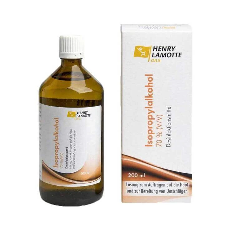 Isopropylalkohol 70% V / V Henry Lamotte, 200 ml Flüssigkeit