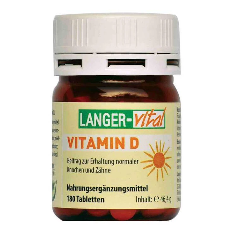 Vitamina D 12,5 µg 500 UI, comprimate, 180 de comprimate