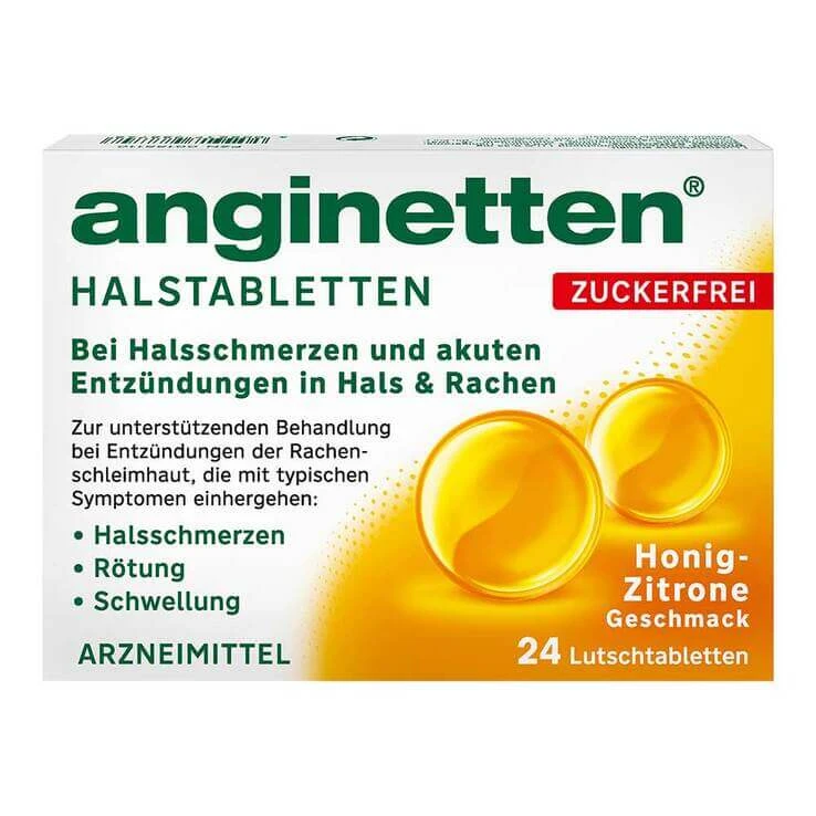 anginetten® Halstabletten zuckerfrei, 24 St Lutschtabletten