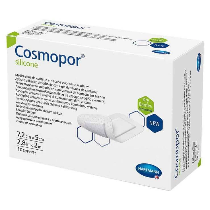Cosmopor® silicone Wundverband 5x7,2 cm, 50 St Verband